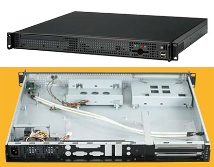 Morex Mini-ITX 1U Geh�use 7677 (200W)